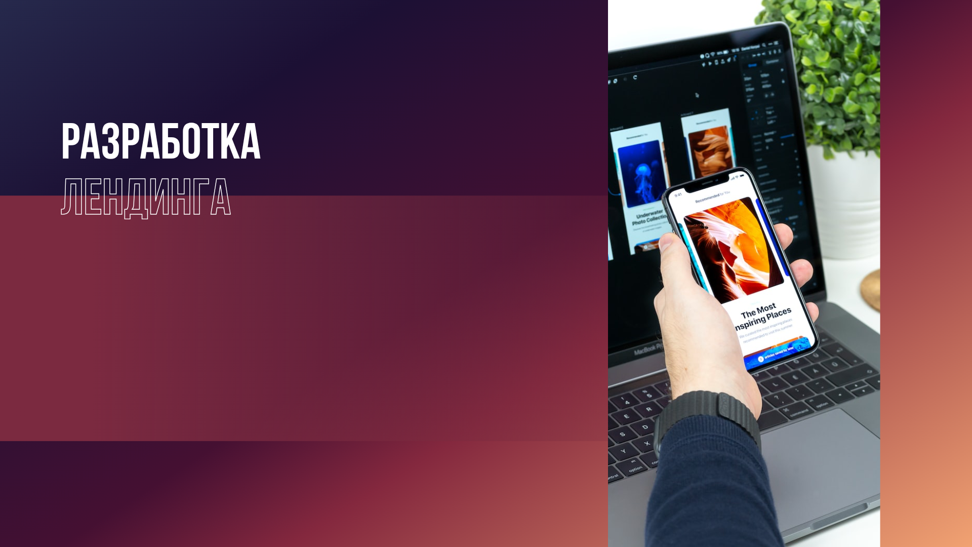 Разработка лендинга
